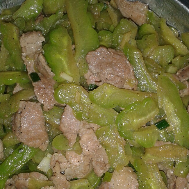 苦瓜炒肉