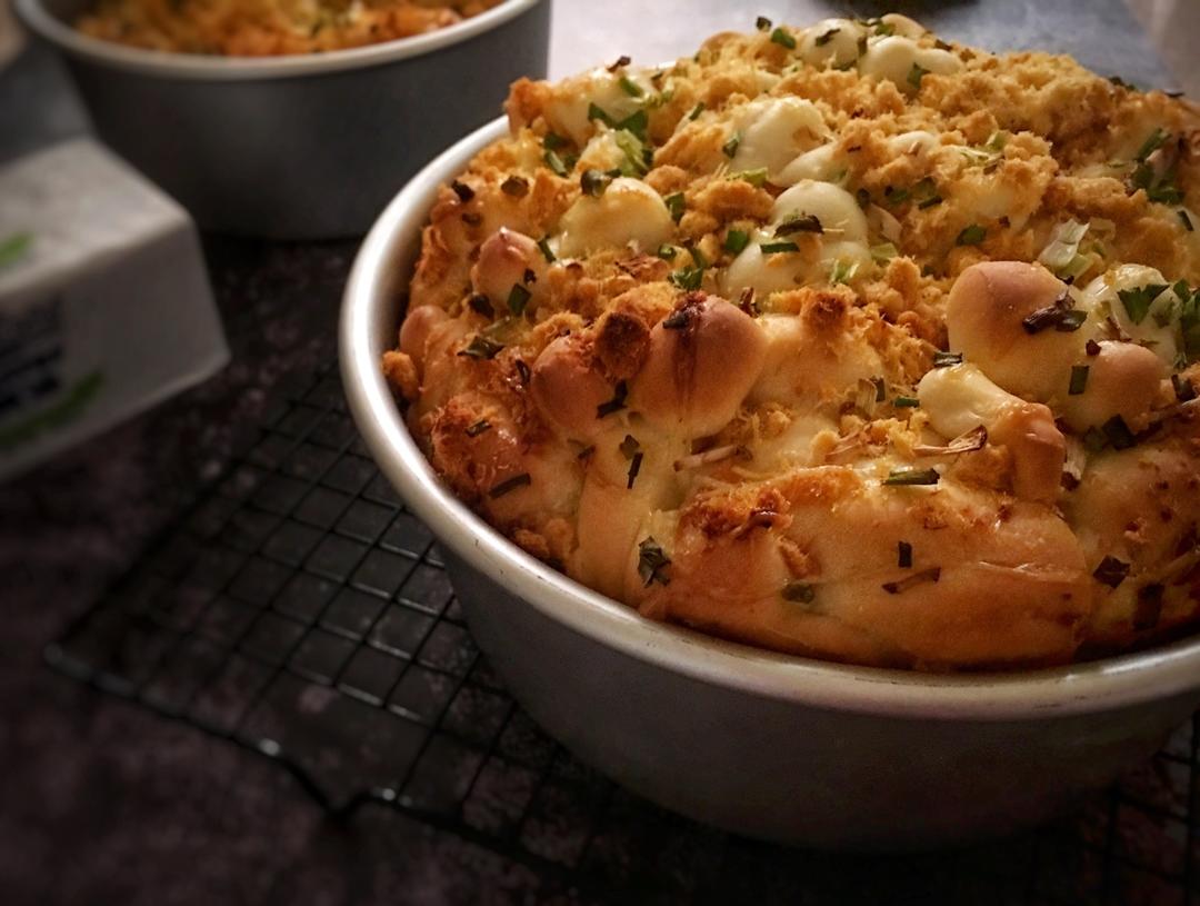 肉松手撕面包—超软会爆浆的面包哟