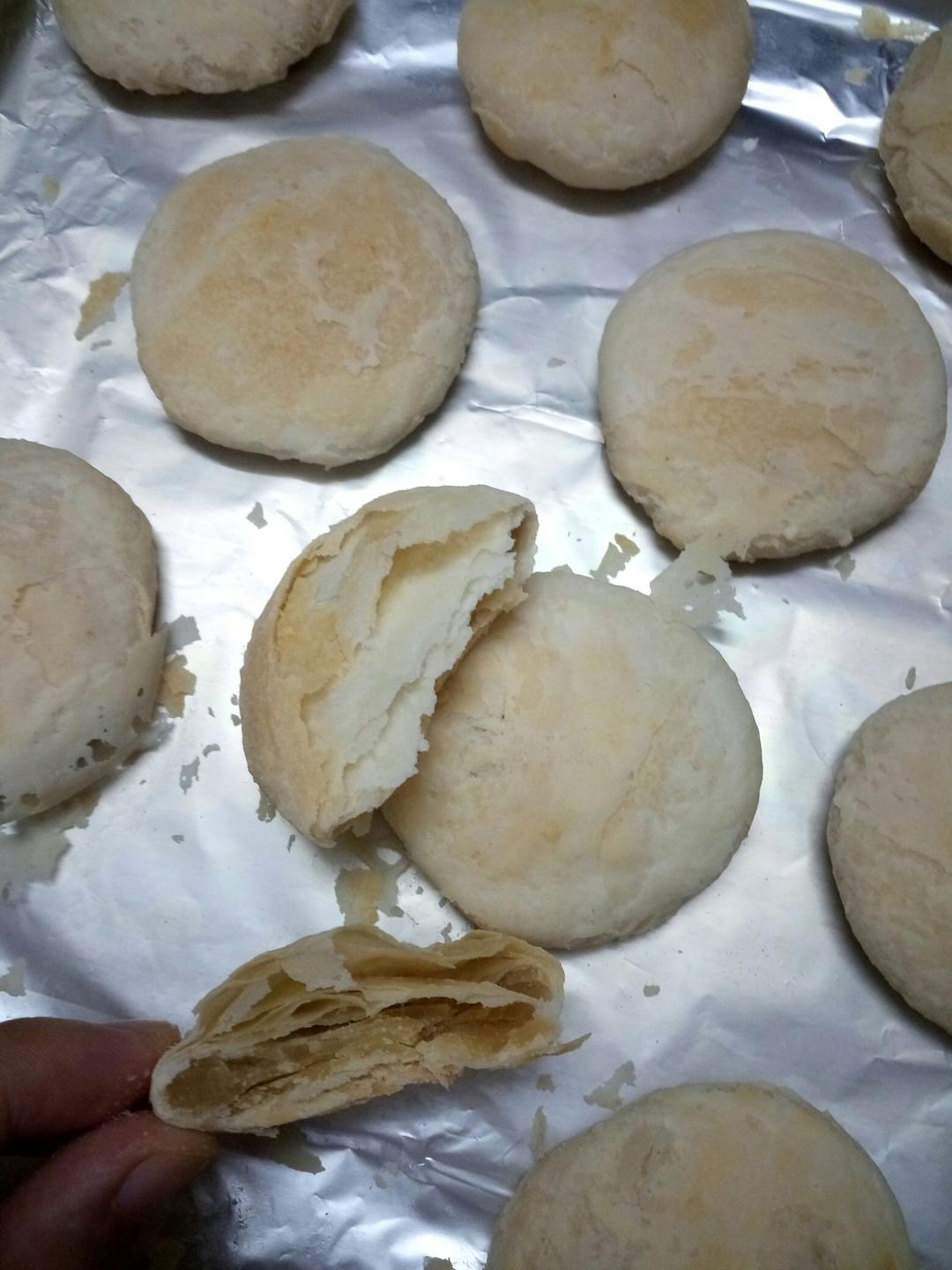 酥皮绿豆饼   酥得掉渣渣