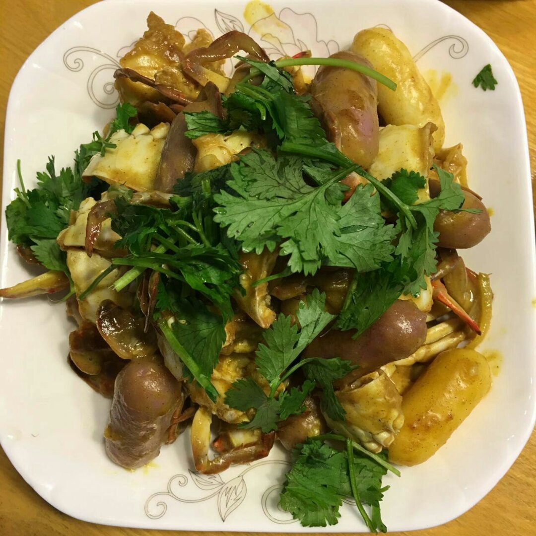 东南亚料理——咖喱蟹