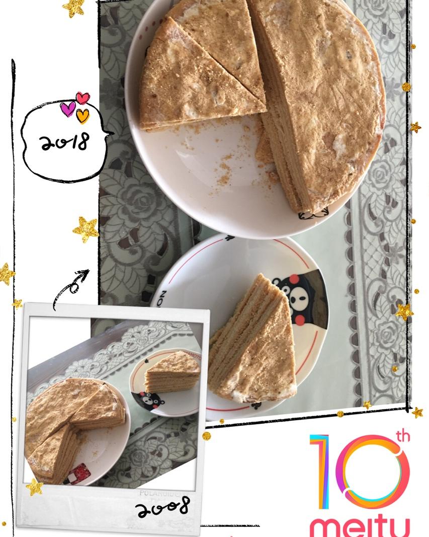 俄罗斯提拉米苏蜂蜜千层蛋糕(原味)