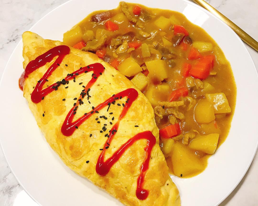 懒人小美版百梦多咖喱鸡饭