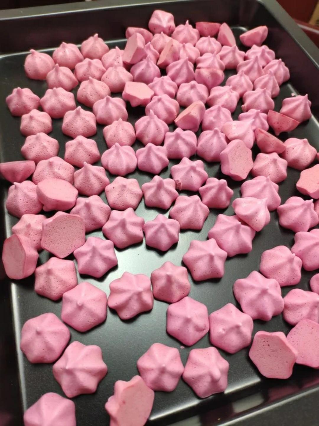 百分之九十九成功的专业版火龙果溶豆做法附蛋白霜打发视频