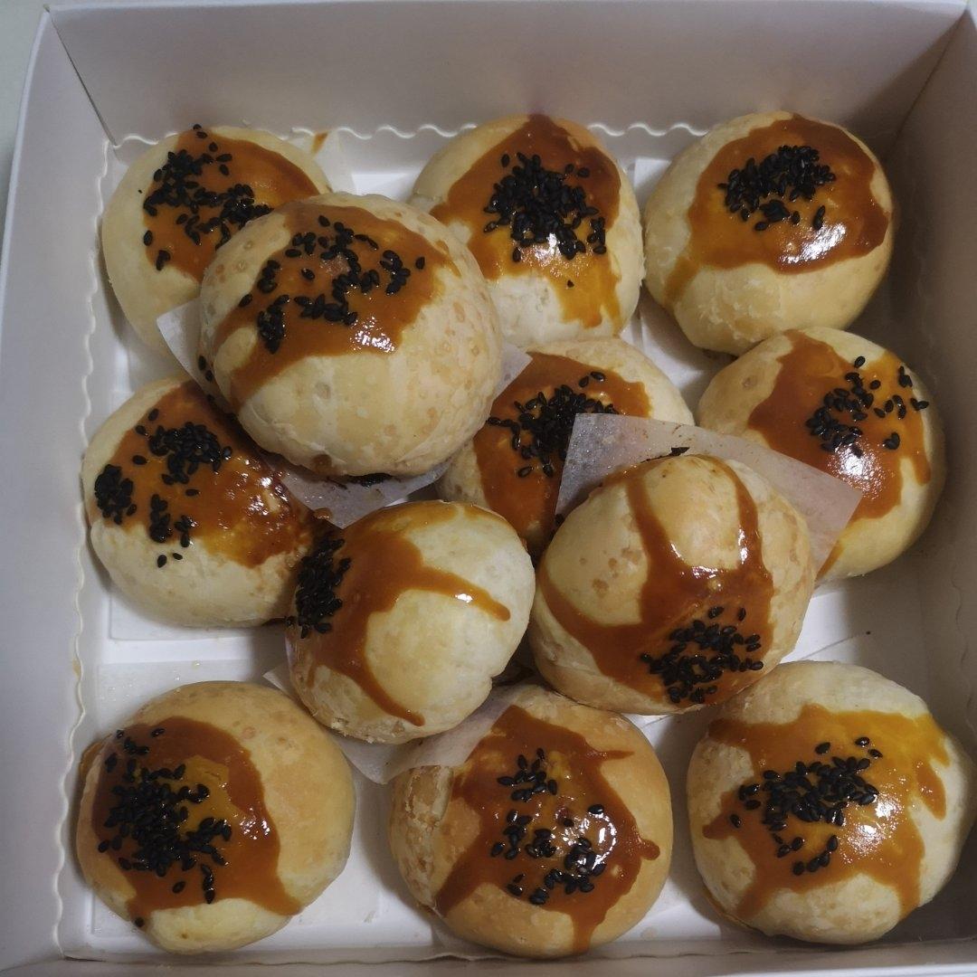 🔥经典网红 酥得掉渣渣的鲜肉月饼㊙️