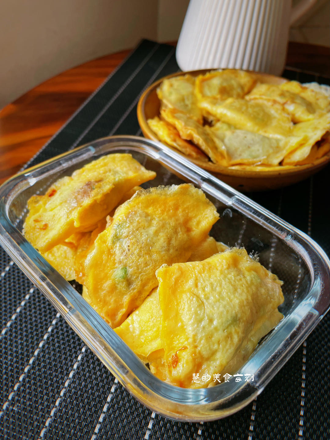 蛋饺～用平底锅来做