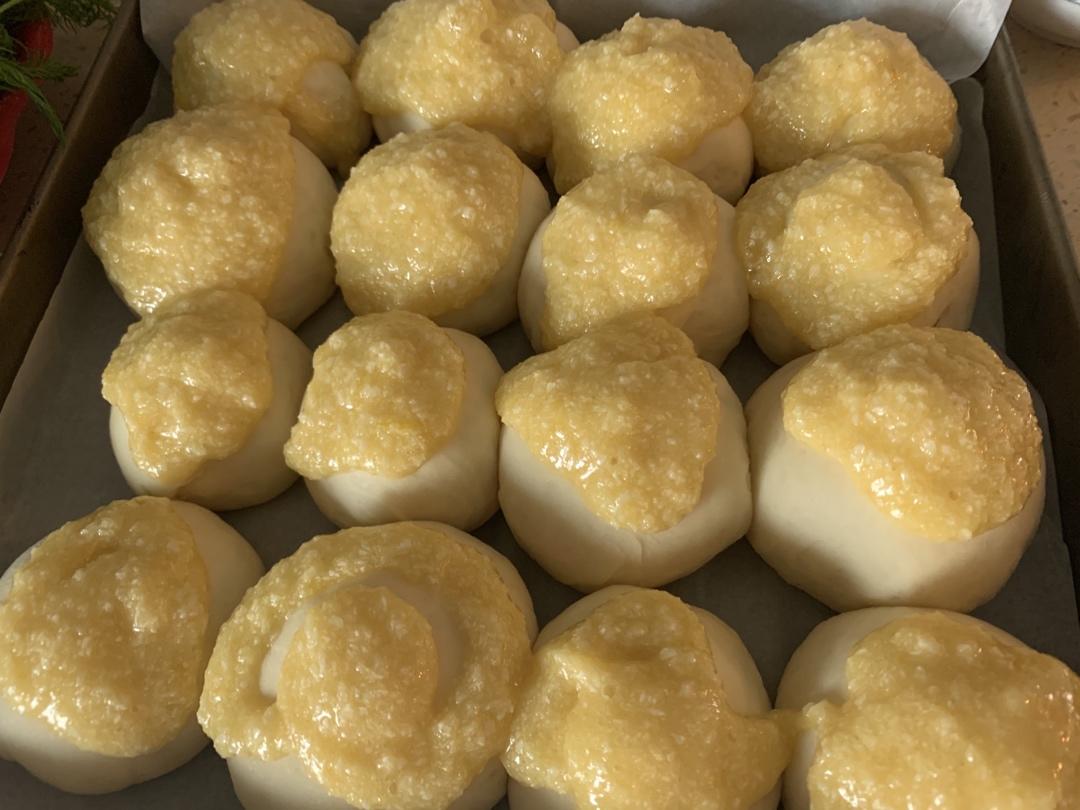 椰蓉餐包（一次发酵，玉米油版，或黄油）