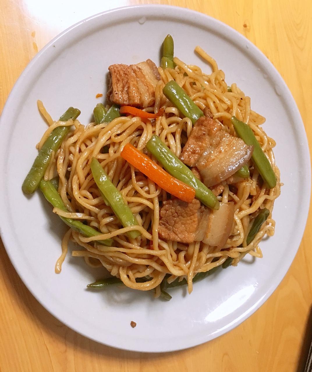 豆角焖面
