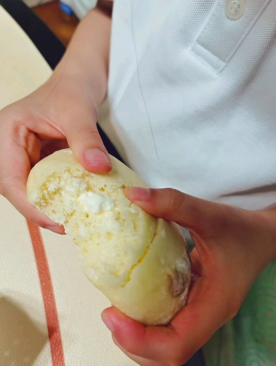 爆浆~双重口感的日式冰面包