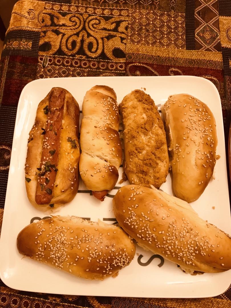 新手一发：奶香小面包