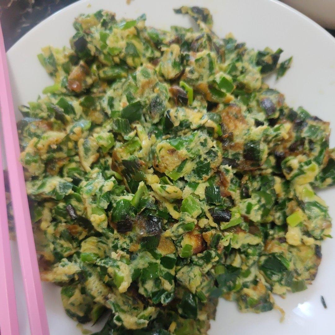 解决出水的韭菜炒鸡蛋