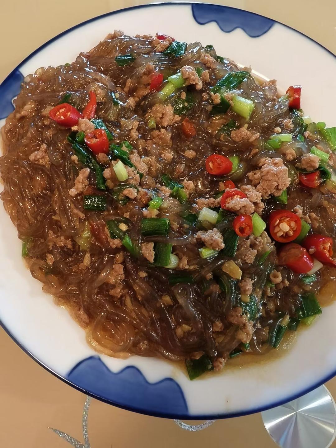 蚂蚁上树(肉末炒粉丝)超下饭‼️十分钟搞定