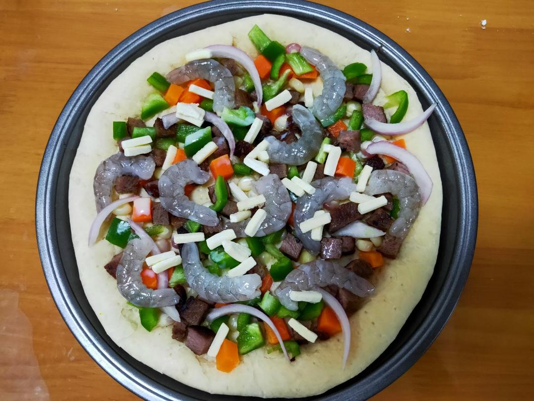 【15分钟快手早餐】秒杀必胜客尊宝的台式香肠青椒披萨