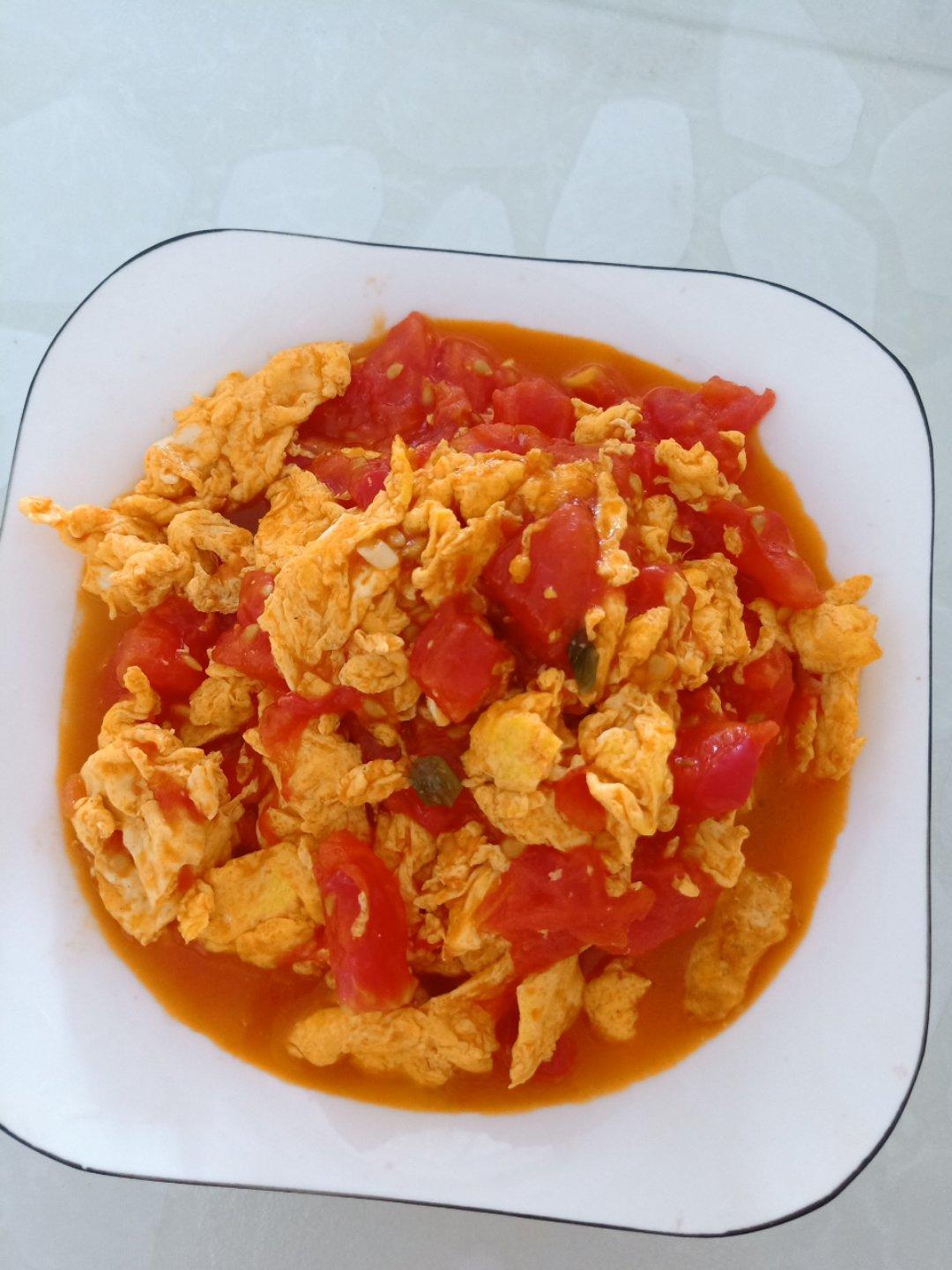 西红柿炒鸡蛋（嫩滑版）