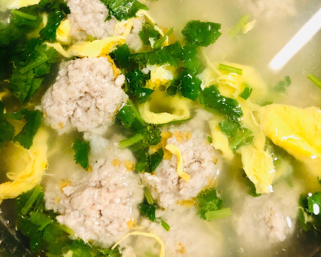 超嫩滑-肉丸子汤的做法