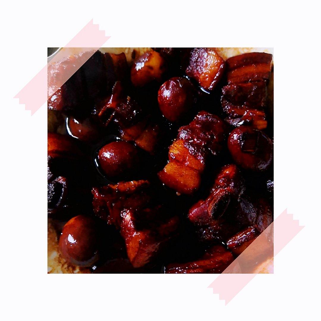 加了鹌鹑蛋后，这盘红烧肉，美味的逆天啦——鹌鹑蛋烧肉（孔瑶食谱）
