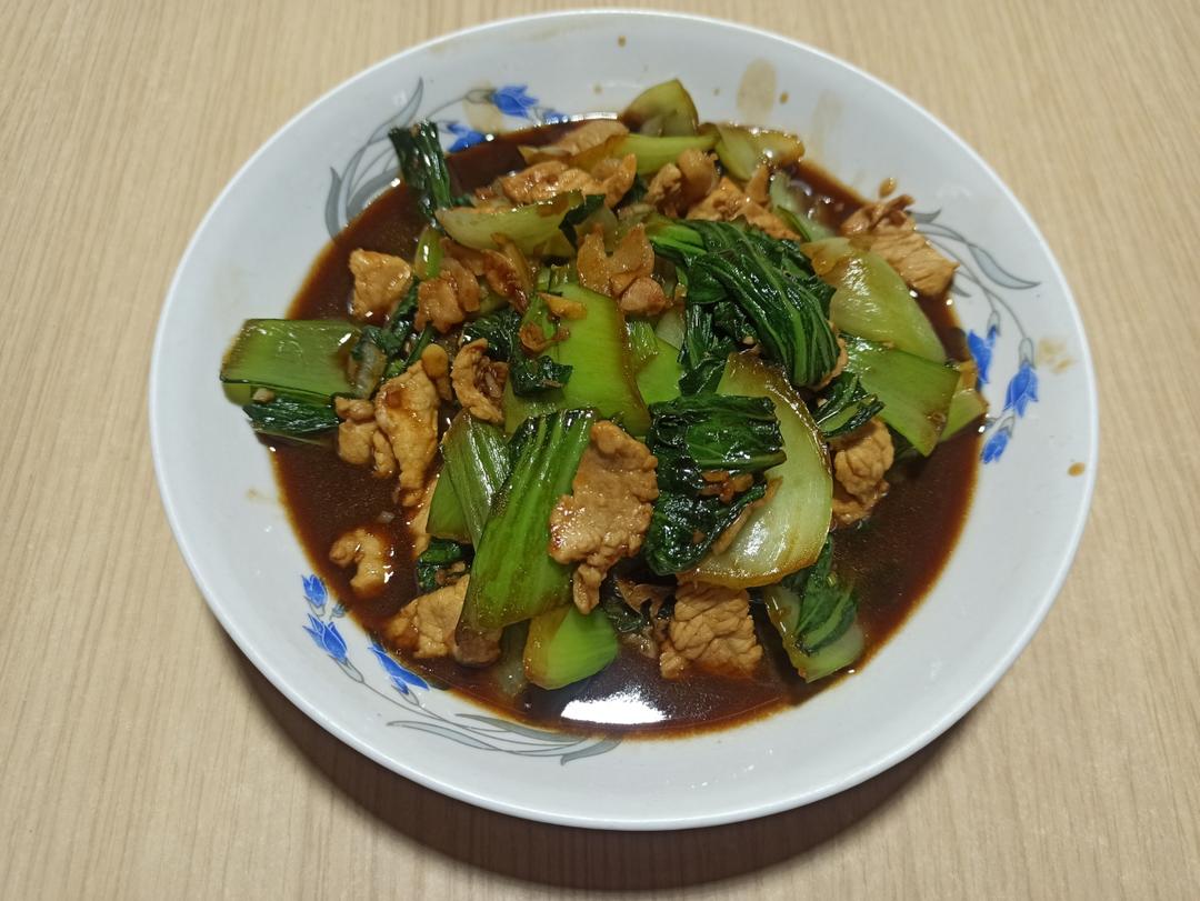 小油菜炒肉