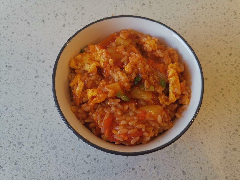 超快手懒人饭，番茄土豆烩饭