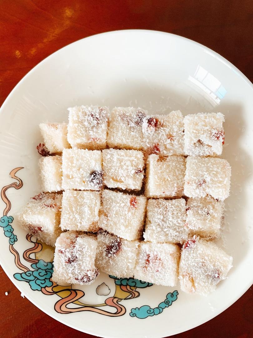 蔓越莓牛奶小方