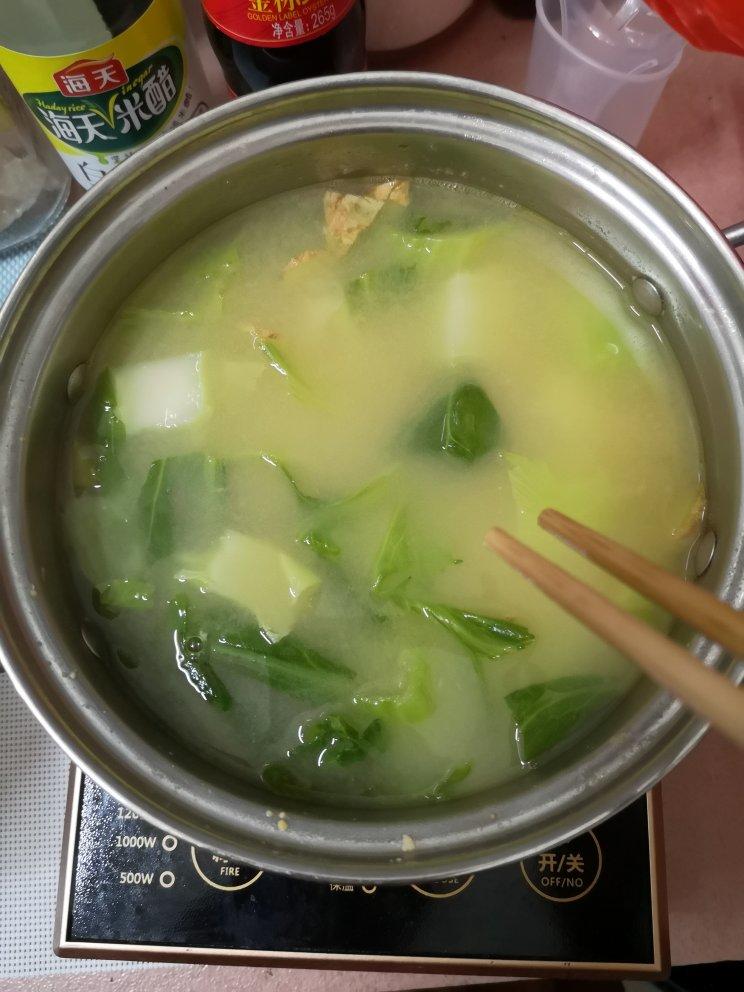 咸蛋芥菜汤