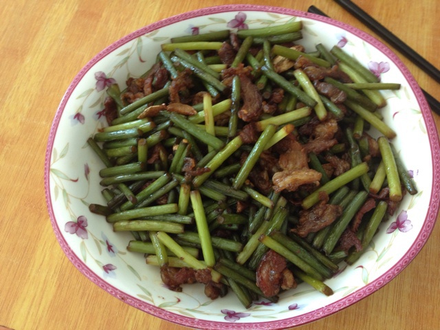 蒜薹炒肉
