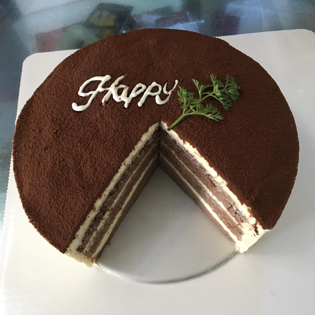 『老李出品』完美的慕斯生日蛋糕（6寸、8寸），奶油芝士版提拉米苏，新手零失败