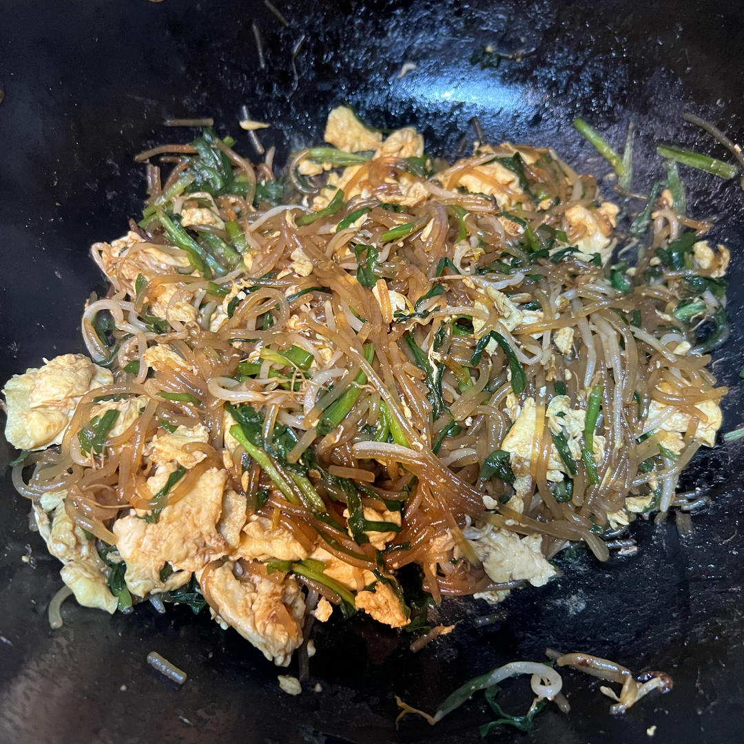 炒合菜～经典的拌饭菜，真的太香了
