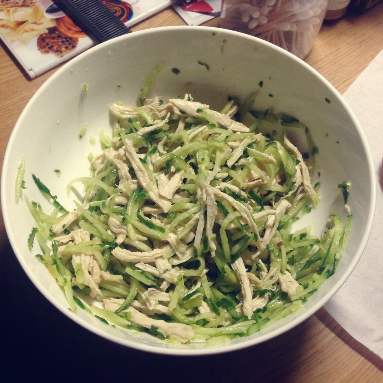 【健康三餐】凉拌鸡胸丝