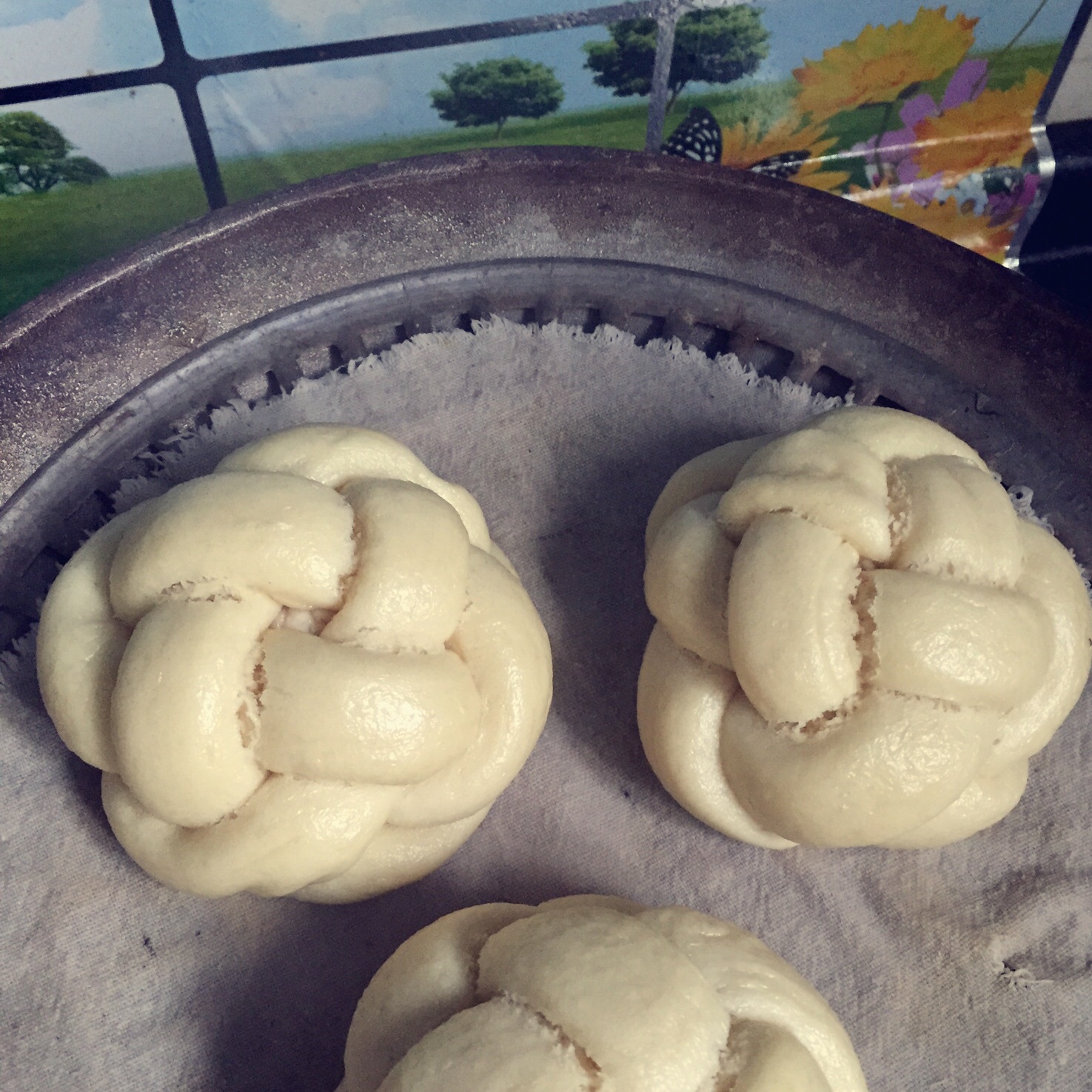 绣球馒头