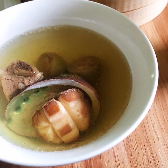 青橄榄鲍鱼排骨汤的做法