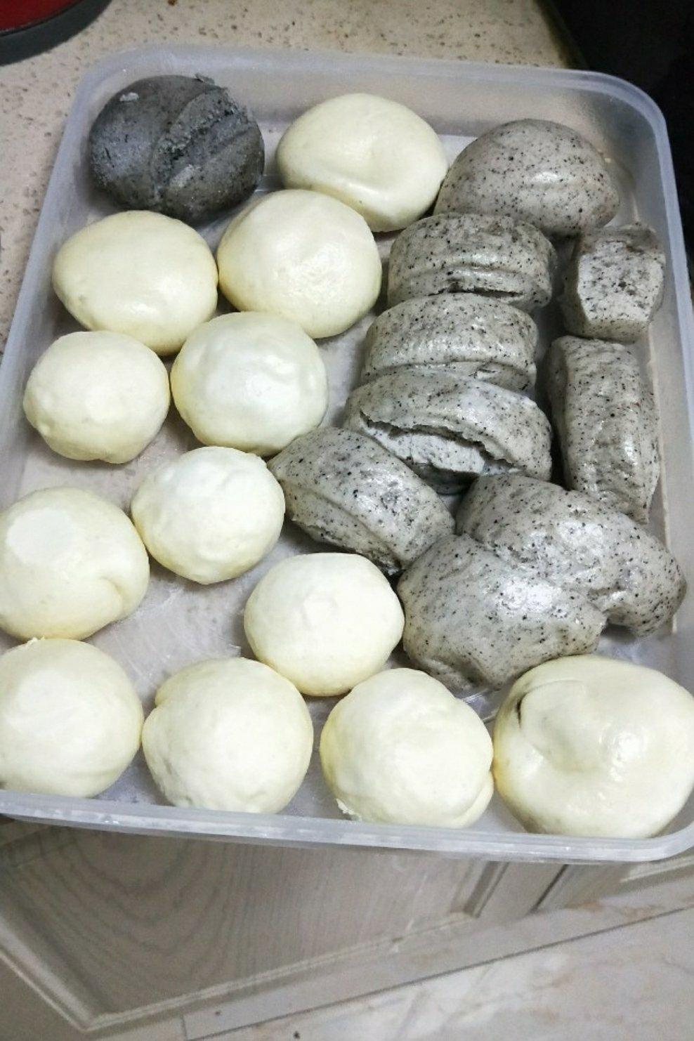 春季补钙✨宝宝辅食之黑芝麻馒头