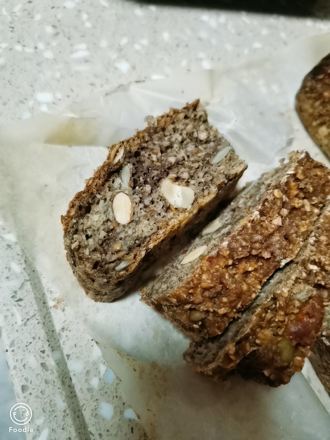 快手燕麦面包（减脂主食，也可以消耗天然酵母）