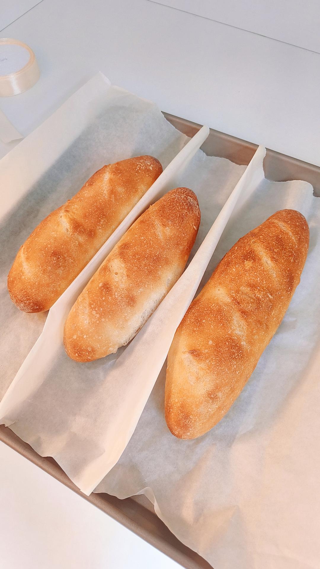 家庭版法棍｜无油无糖又免揉的健康主食