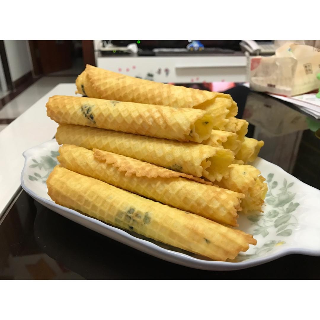 芝麻香酥蛋卷（视频食谱）