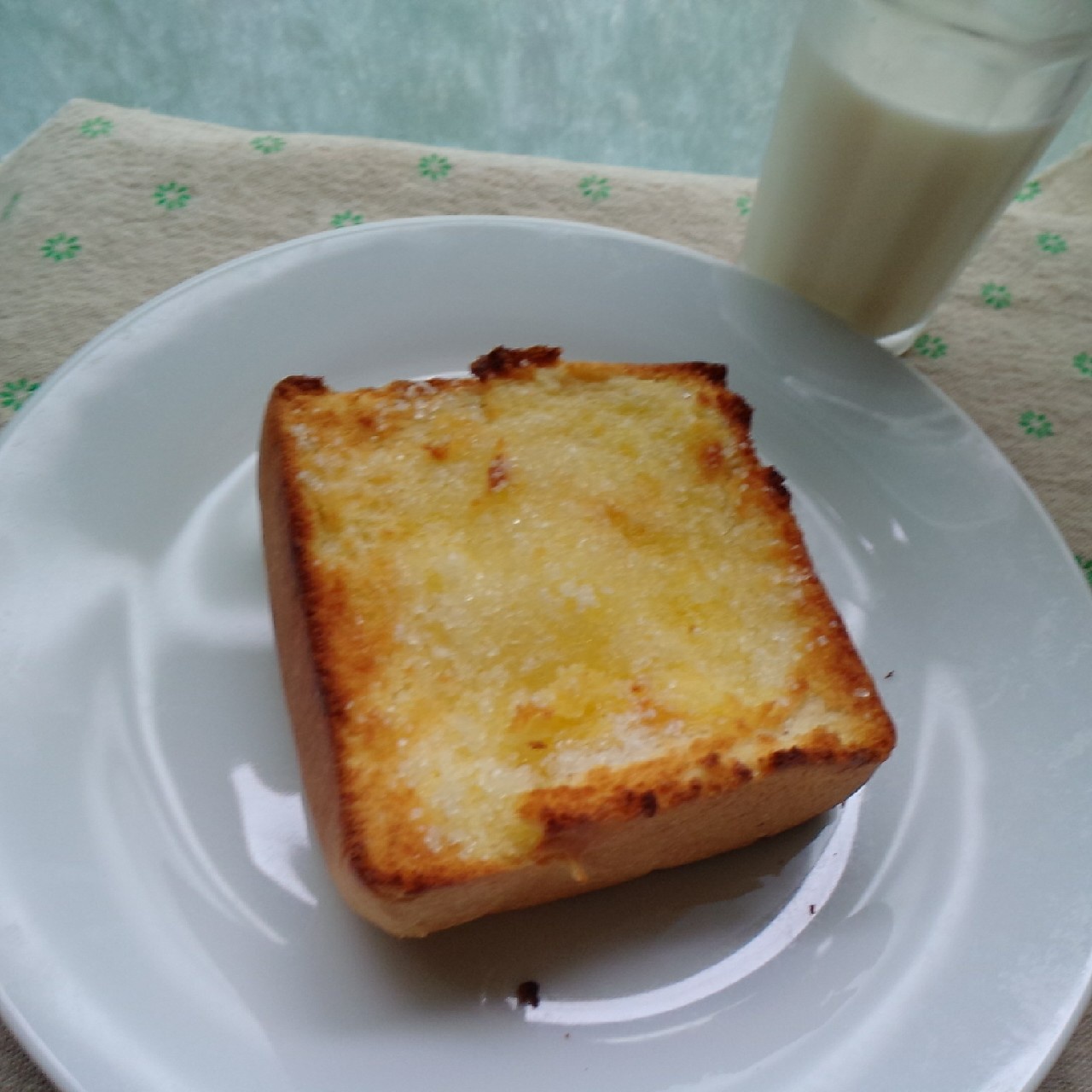 奶油砂糖厚片土司
