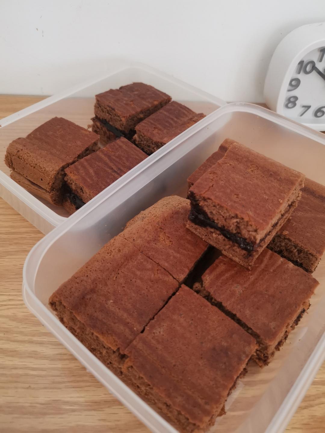 超浓厚！三重巧克力夹心蛋糕