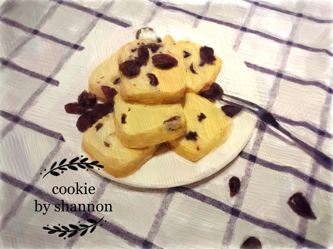 低糖少油版蔓越莓饼干