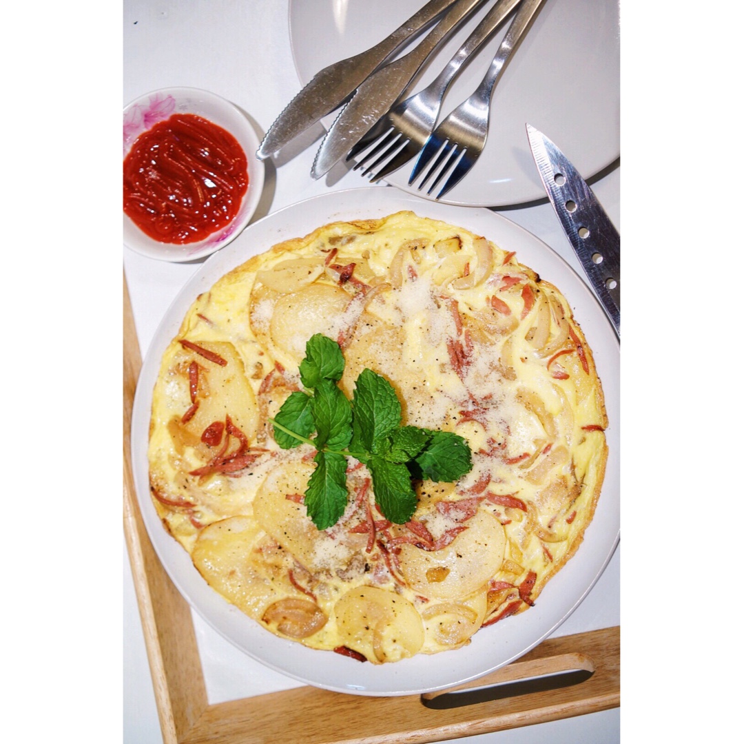 【蛋蛋去哪了】超容易上手的西班牙马铃薯烘蛋Tortilla de patatas