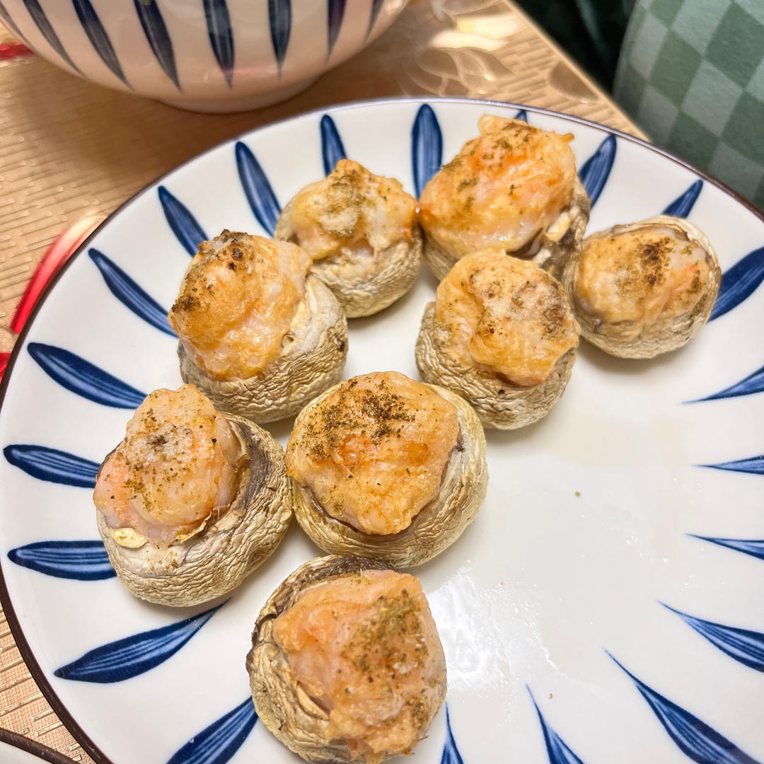 虾滑口蘑（空气炸锅版）