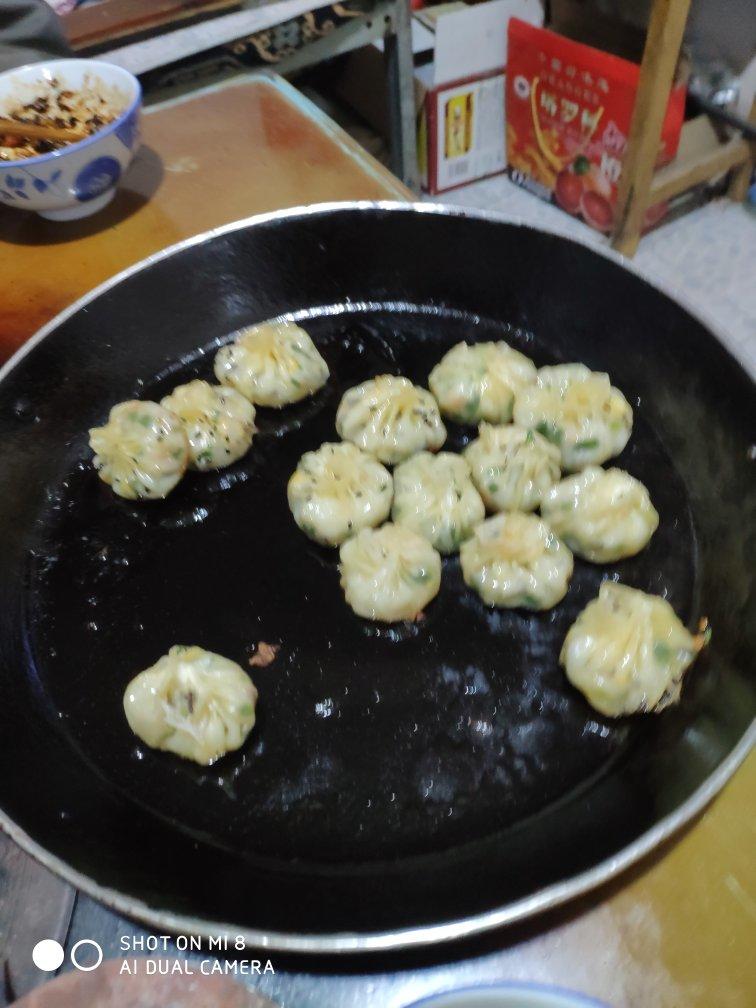 网红【水晶水煎包】一次就成功！