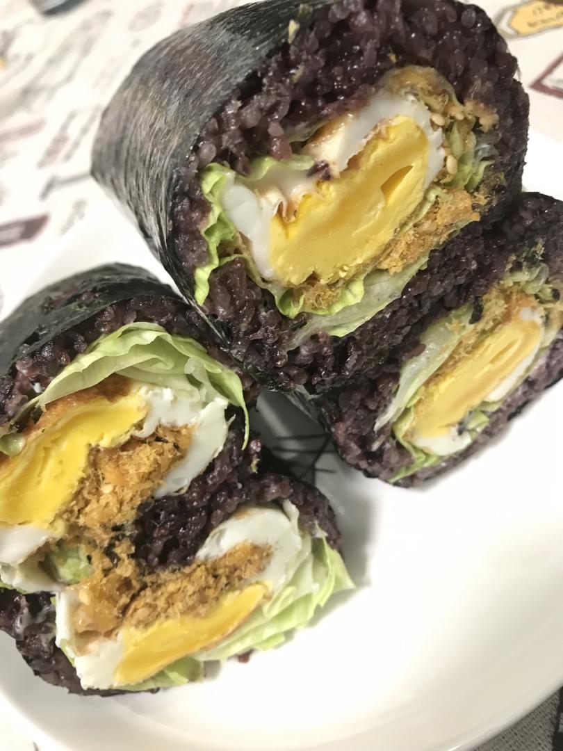 好吃🉐️感动😹的【紫米饭团】，看图秒会❗️