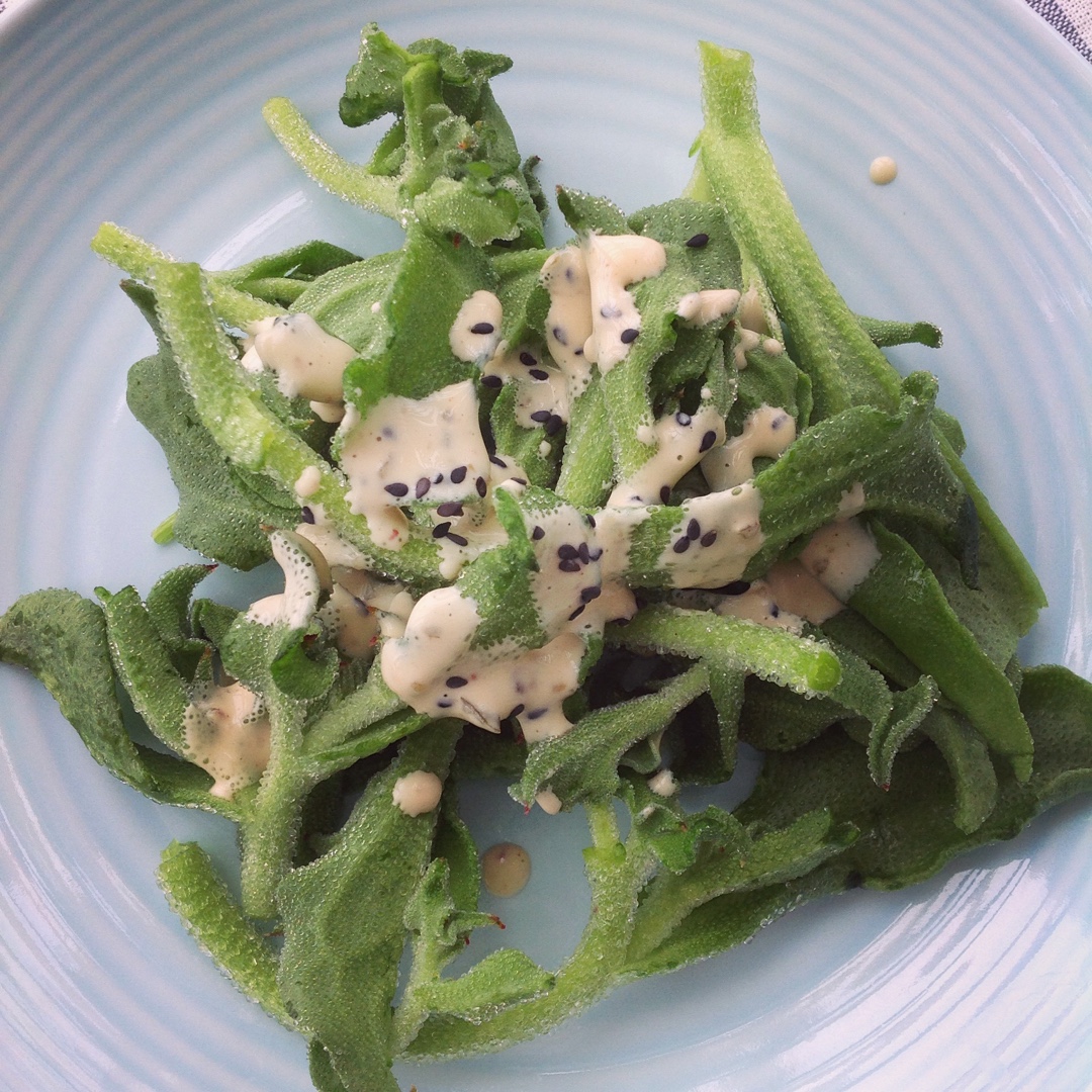 来西lexi做的沙拉汁拌冰草