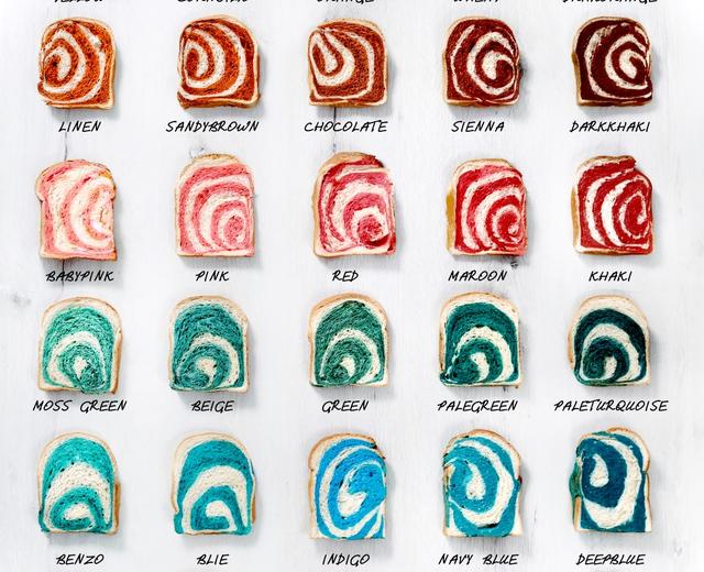 螺旋吐司合集的做法