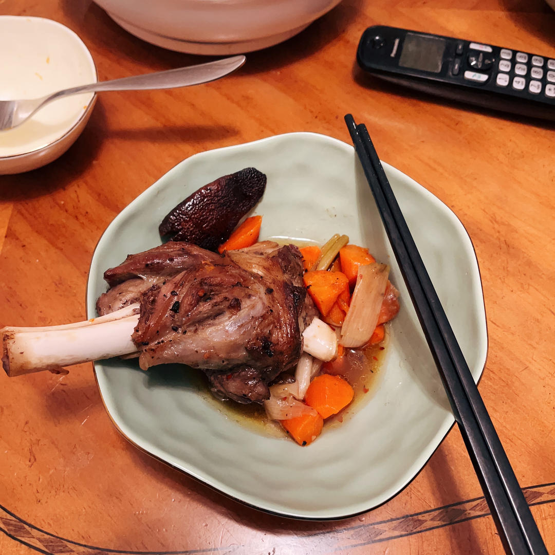 法式烧羊腱 Lamb Shanks en Papillote