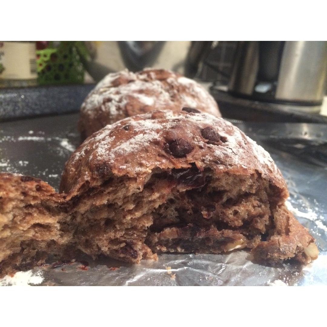 巧克力软欧包(无糖)