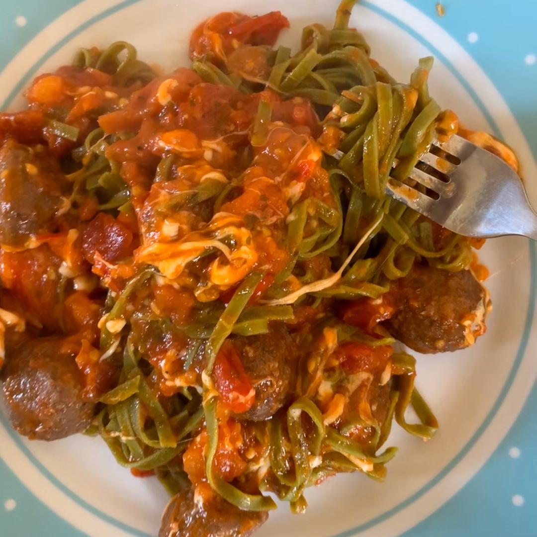 牛肉丸意大利面
