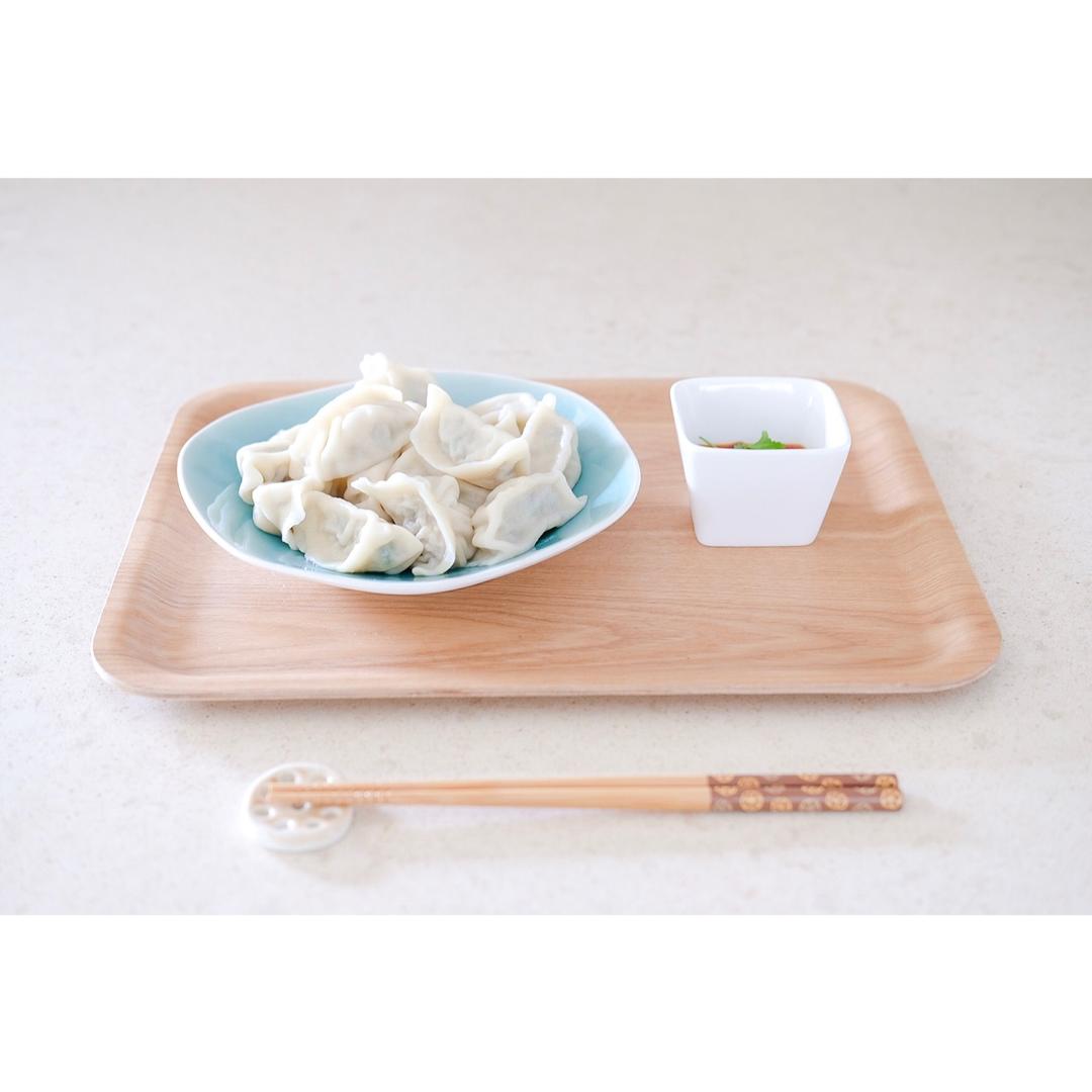 青菜木耳馅儿饺子