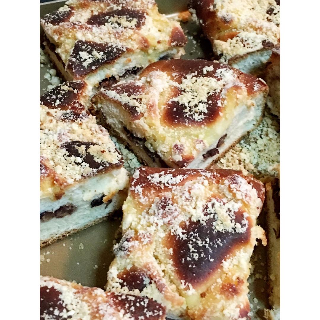 红豆奶排包