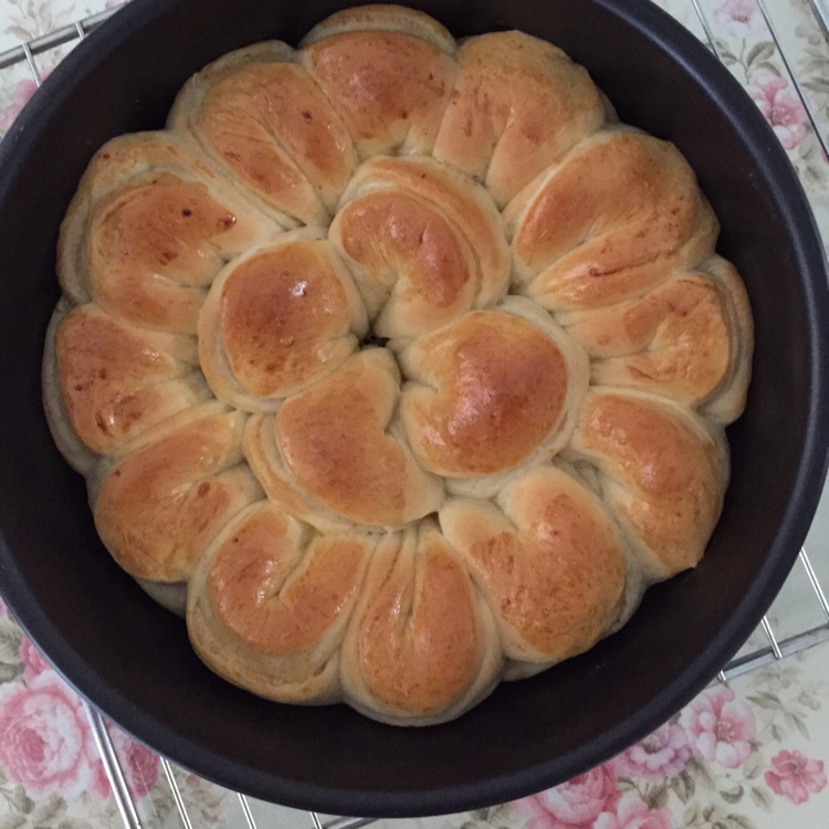 培根芝士花朵面包