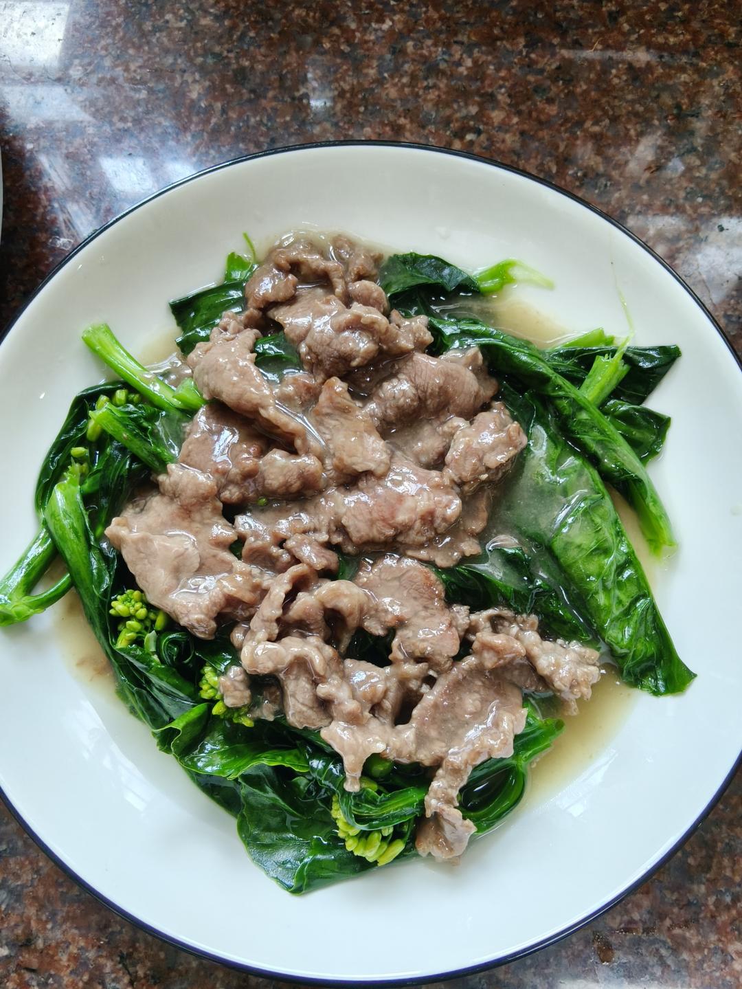 芥兰炒牛肉要点