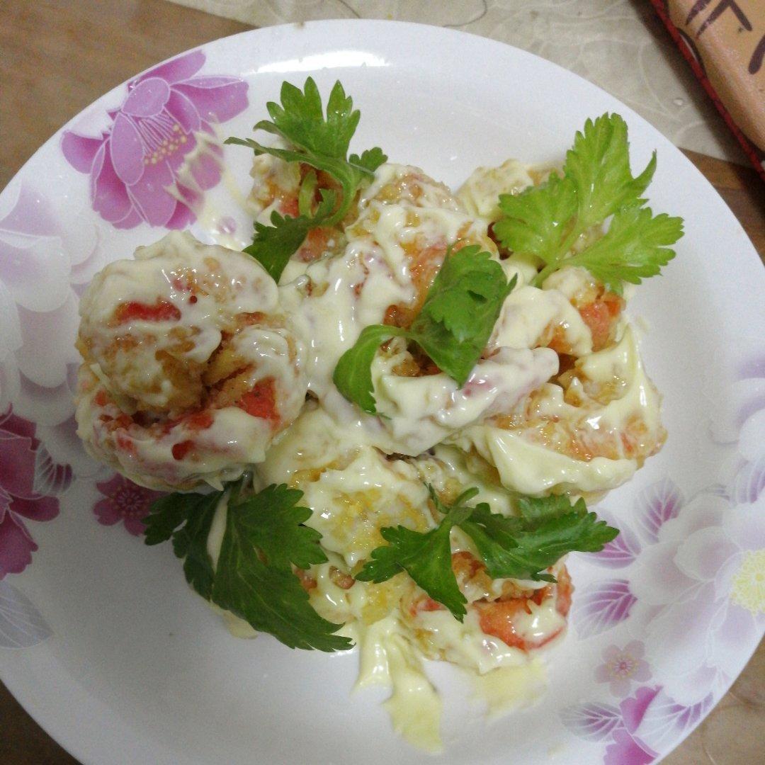 柏悦平替版芥末虾球